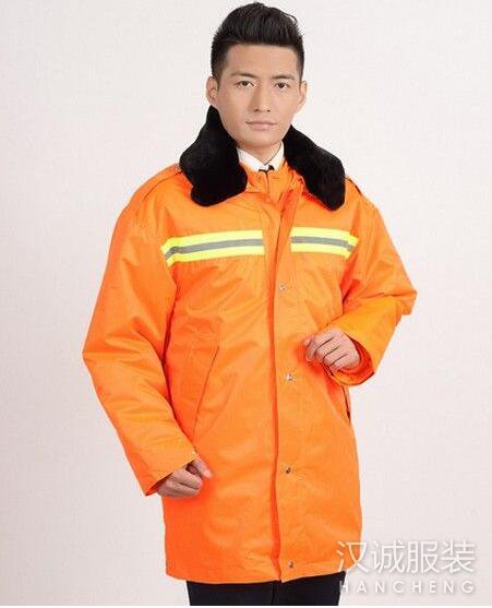 多功能环卫棉大衣工作服